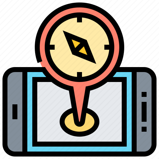 Compass, gps, navigation, retargeting, smartphone icon - Download on Iconfinder