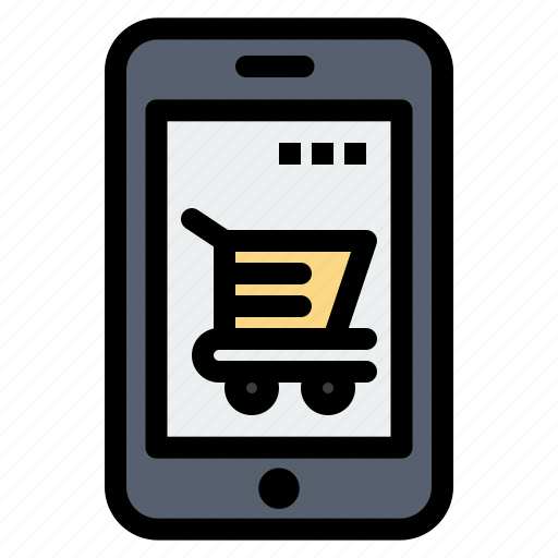 Basket, cart, device, mobile, shopping icon - Download on Iconfinder