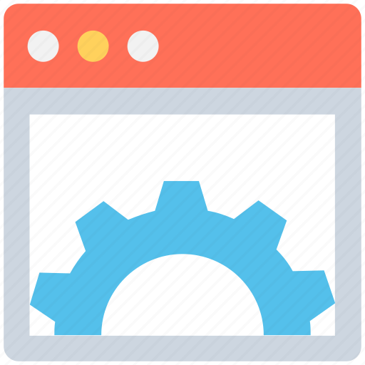 Cog, web options, web preferences, web setting, webpage icon - Download on Iconfinder