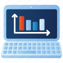 chart, graph, analysis, finance, report, statistics, growth, traffic, laptop