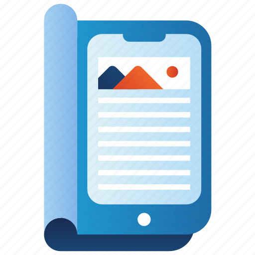 Online, magazine, reading, smartphone, study, tablet, article icon - Download on Iconfinder
