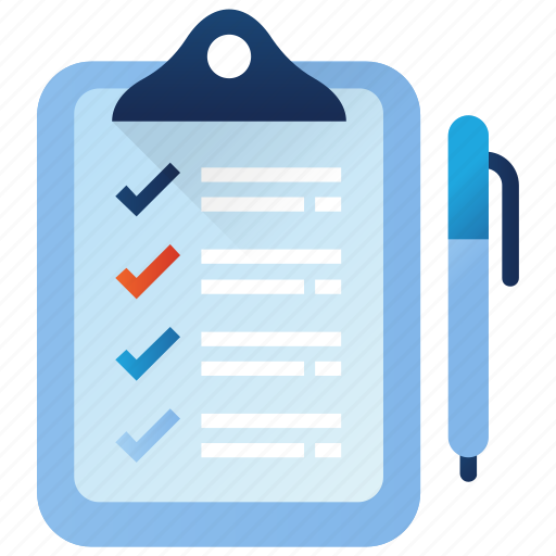 Questionnaire, paper, documents, checklist, test, list, survey icon - Download on Iconfinder
