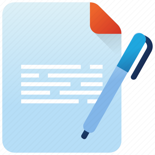 Contract, agreement, document, paper, sign, pen, signature icon - Download on Iconfinder