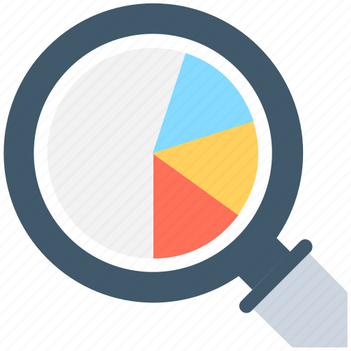 Analytics, infographics, pie graph, search graph, statistics icon - Download on Iconfinder