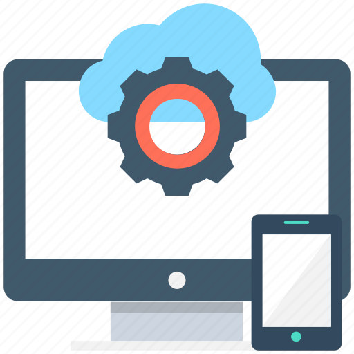 Cloud computing, computing, icloud, mobile, monitor icon - Download on Iconfinder