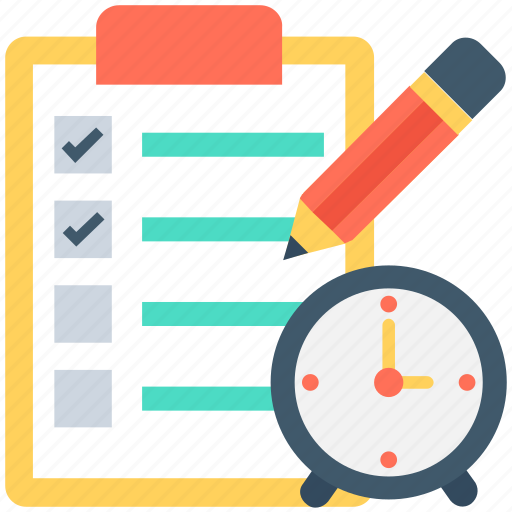 Business plan, checklist, pencil, strategy, time icon - Download on Iconfinder