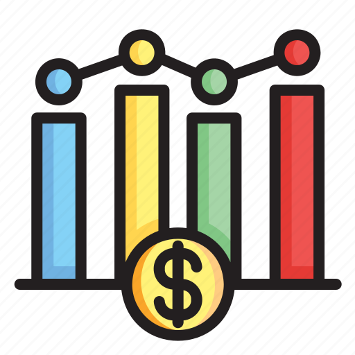Dollar, graph, money, marketing, coint, gold icon - Download on Iconfinder