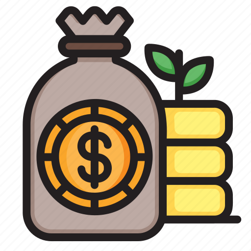 Money, bag, marketing, graph, dollar, coint, gold icon - Download on Iconfinder