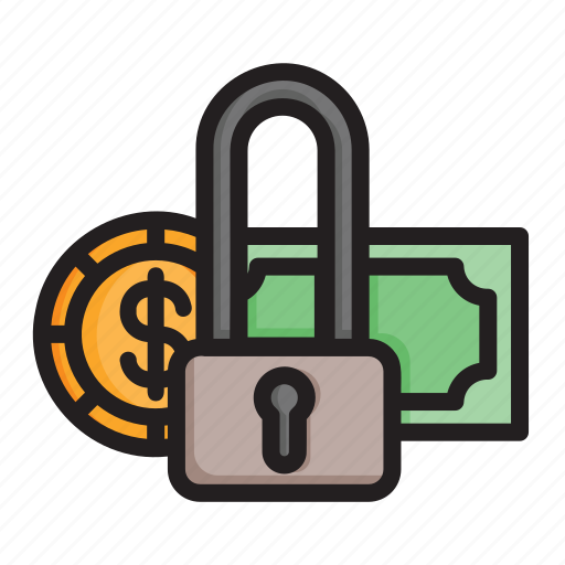 Money, lock, marketing, graph, dollar, coint, gold icon - Download on Iconfinder