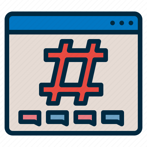 Hashtag, keyword, word, trending, search icon - Download on Iconfinder
