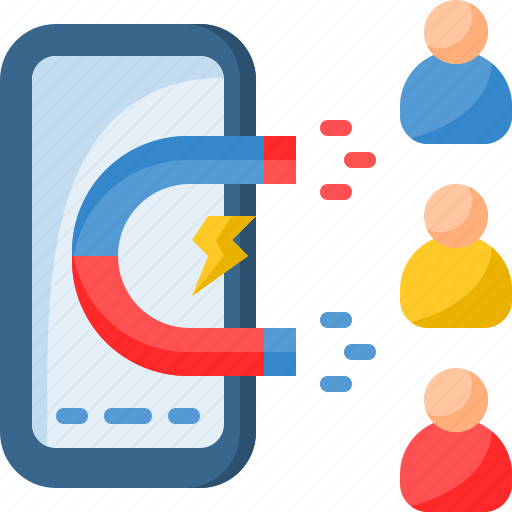 User engagement, online-marketing, magnet, mobile, online, promotion, marketing icon - Download on Iconfinder