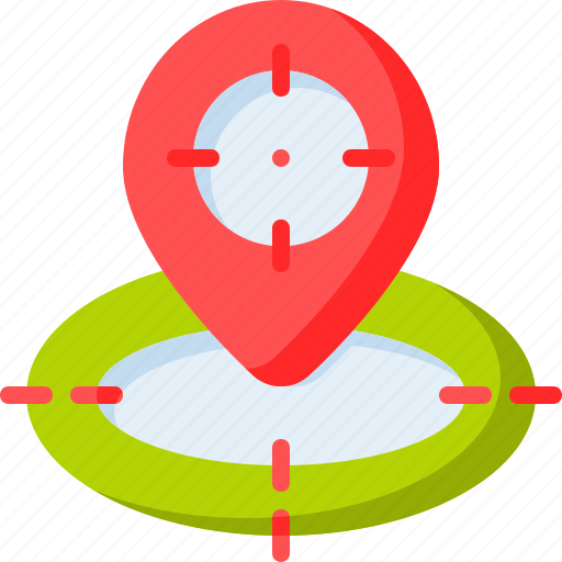 Target location, destination, pin, gps, direction, marker icon - Download on Iconfinder