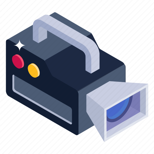 Recording camera, camcorder, video recorder, camera, device icon - Download on Iconfinder