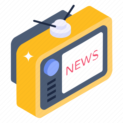 News, broadcasting, telecasting, tv news, breaking news icon - Download on Iconfinder