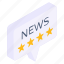 news review, news rating, feedback, news, ratings 