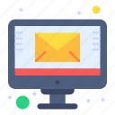 email, screen, monitor, sending