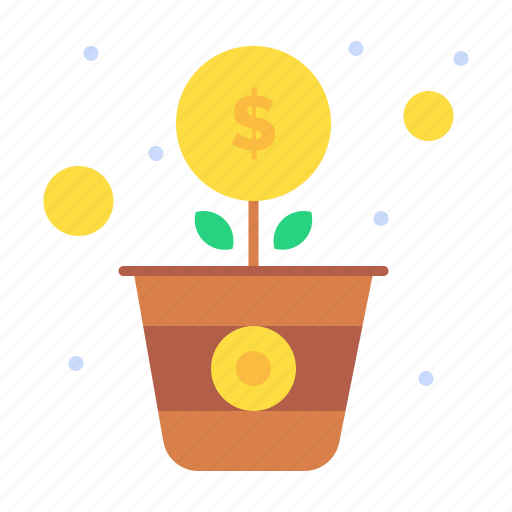 Dollar, flower, grow, invest icon - Download on Iconfinder