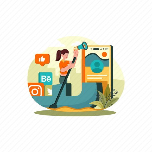Research, target, keyword, analytics, social media, advertising agency, ad targeting illustration - Download on Iconfinder