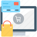 e commerce, online shopping, shopping, shopping bag, shopping trolley