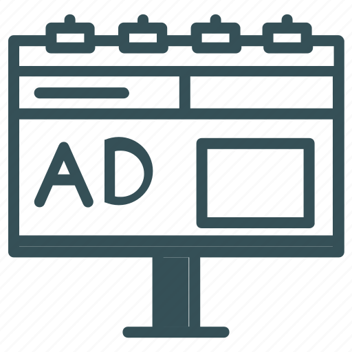 Ads, advertisement, advertising, billboard, board icon - Download on Iconfinder