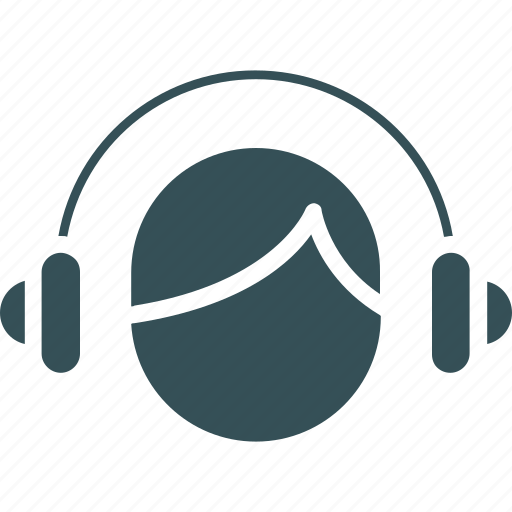 Customer service, earphone, headphone, representative, support icon - Download on Iconfinder
