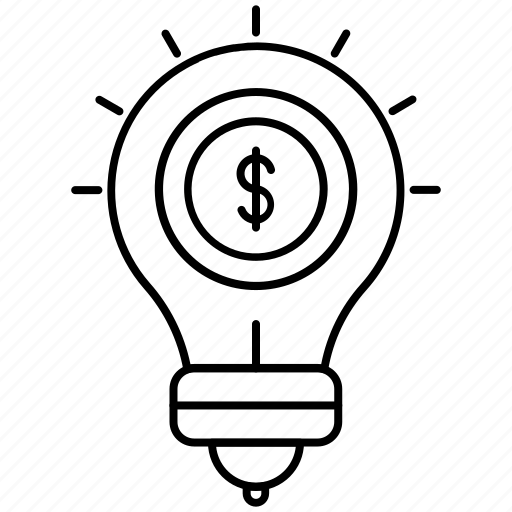 Digital, marketing, bulb, creative, lamp, light, money icon - Download on Iconfinder