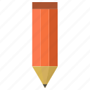 pencil, edit, school, book, education