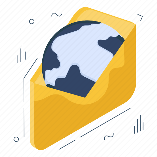 Global mail, email, correspondence, letter, inbox icon - Download on Iconfinder