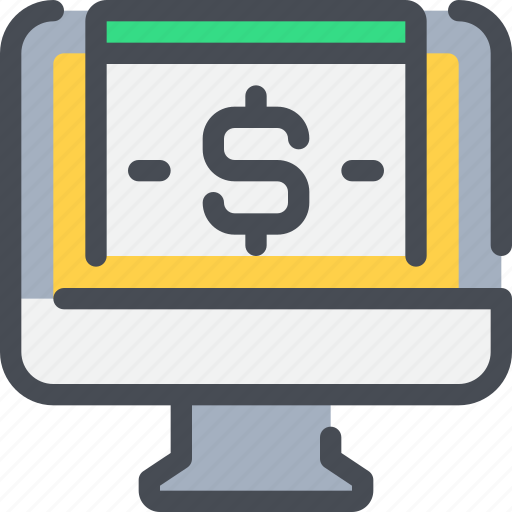 Banking, business, computer, money, online, payment icon - Download on Iconfinder