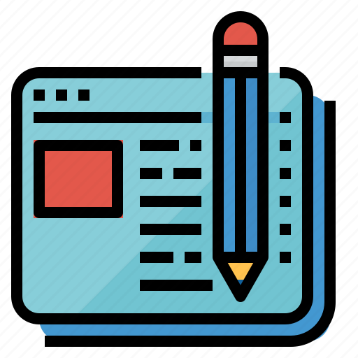 Blog, blogger, content, development, writer icon - Download on Iconfinder