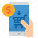 cart, online, pay, payment, shopping