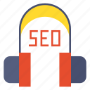 support, headphone, consulting, seo, and, web, help