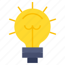 bulb, idea, light, illumination, electronic, invention