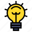 bulb, idea, light, illumination, electronic, invention 