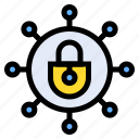 security, private, network, privacy, padlock, protection
