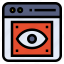 visibility, browser, monitoring, view, eye 