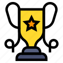 trophy, award, achievement, star, competition