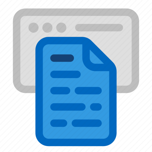 File, text, website, doc icon - Download on Iconfinder