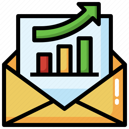 Statistics, analytics, marketing, bar, chart, email icon - Download on Iconfinder