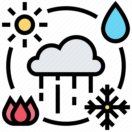 Cloud, forecast, rainy, season, weather icon - Download on Iconfinder