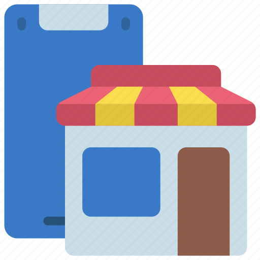 Mobile, store, phone, website, ecommerce icon - Download on Iconfinder