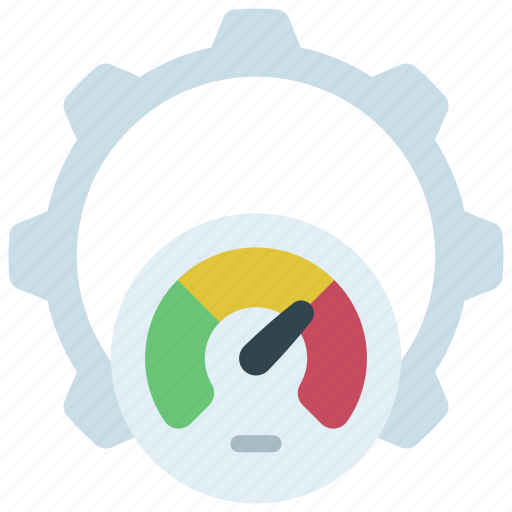 Productivity, productive, meter, performance, cog icon - Download on Iconfinder
