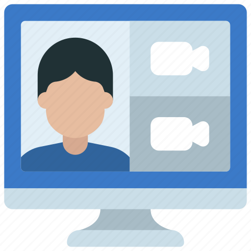 Video, conference, online, visual, meeting icon - Download on Iconfinder