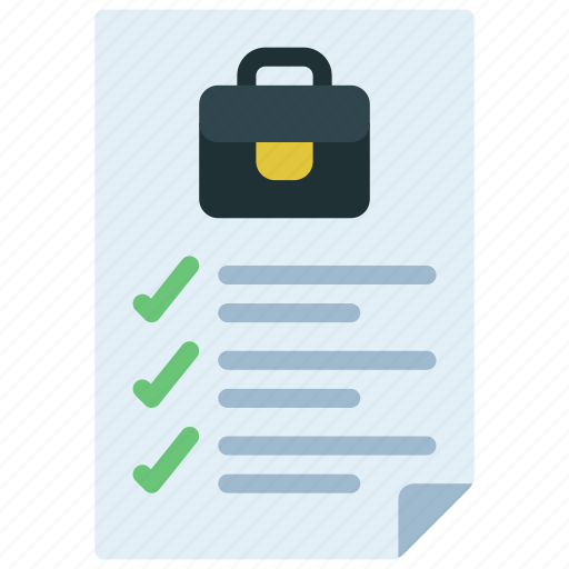 Work, brief, to, do, list, checklist icon - Download on Iconfinder