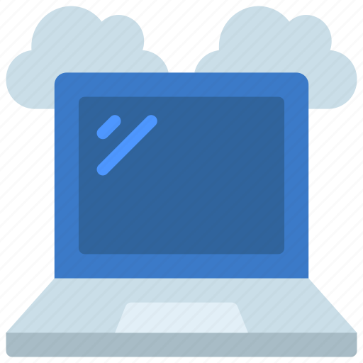 Work, peace, peaceful, laptop, clouds icon - Download on Iconfinder