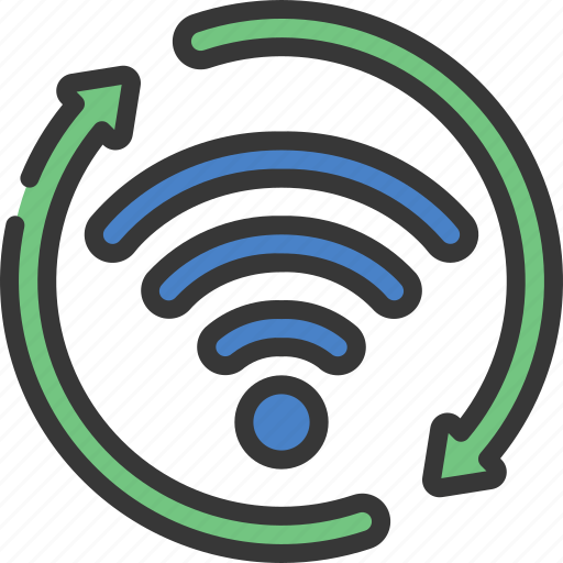 Restart, wifi, reset, connection, wireless icon - Download on Iconfinder