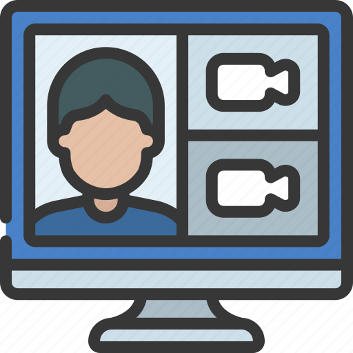 Video, conference, online, visual, meeting icon - Download on Iconfinder