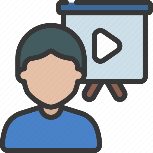 Video, course, tutor, online, instructor, learning icon - Download on Iconfinder