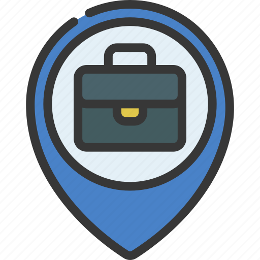 Work, location, locate, pin, maps icon - Download on Iconfinder