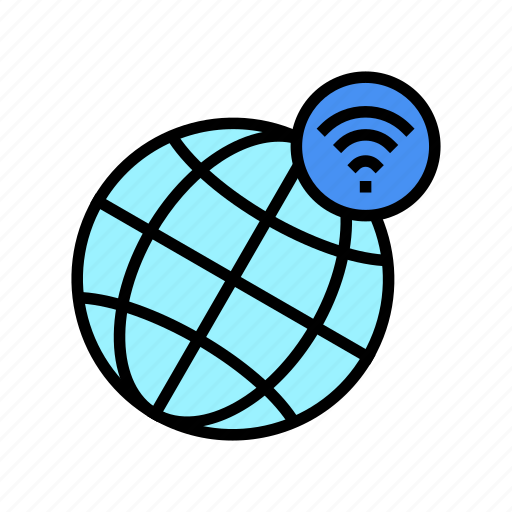 Wifi, worldwide, digital, worker, nomad, connection icon - Download on Iconfinder
